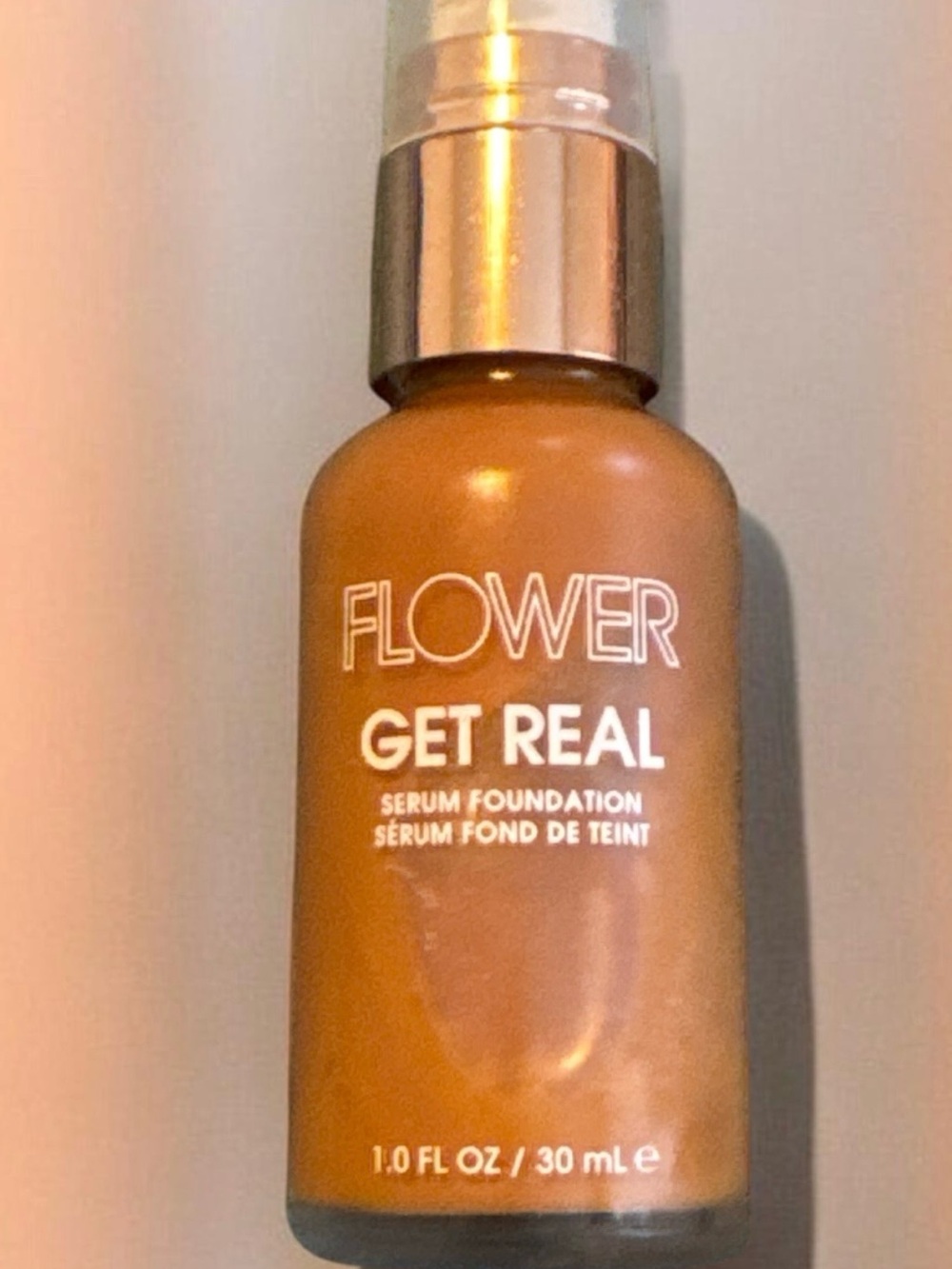 FLOWER Get Real Serum Foundation - Warm Tan